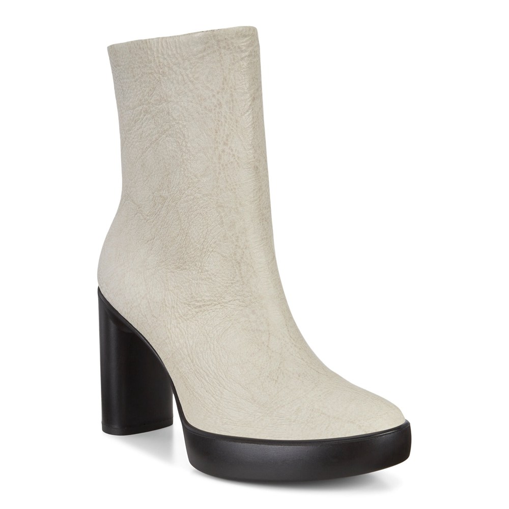 Botas Mujer - ECCO Shape Sculpted Motion 75 Mid-Cut - Blancos - NXU268753